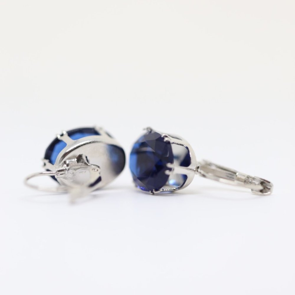 18k Gold Dipped White, Champagne or Blue Topaz - Picture 6 of 15